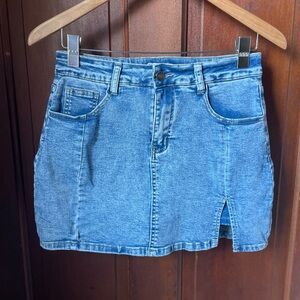 Luvamia women's small denim skort